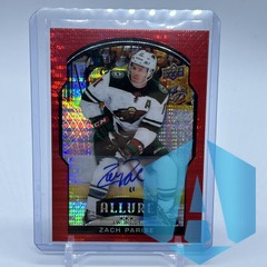 2020-21 Upper Deck Allure Zach Praise #53 Red Rainbow Autograph